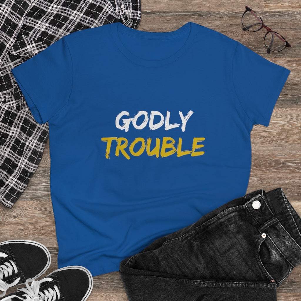 Godly Trouble - Women's Cotton Tee