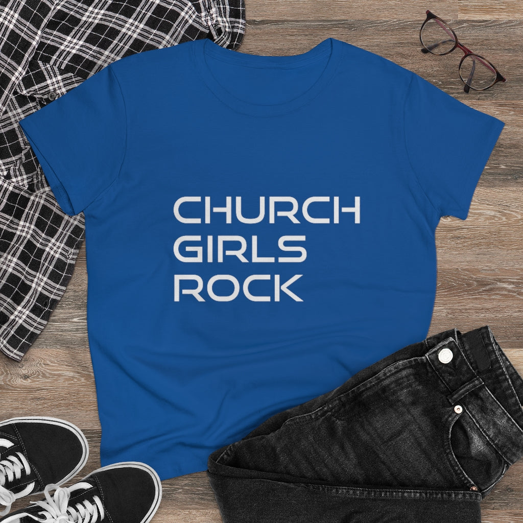 Church Girls Rock - Women's Cotton Tee